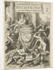 Coat of arms Geelvinck family surrounded by allegorical figures by Gerard de Lairesse