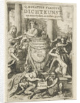 Coat of arms Geelvinck family surrounded by allegorical figures by Gerard de Lairesse