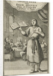 Standing man with opened book by Jan Bouman