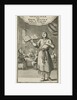 Standing man with opened book by Jan Bouman