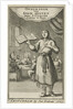 Standing man with opened book by Jan Bouman