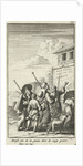 Five pilgrims for a gate by Jan Rieuwertsz.