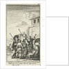 Five pilgrims for a gate by Jan Rieuwertsz.