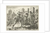 Burnt bodies of David and Levina in Ghent by Jan Luyken