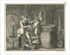 Joris Wippe in Dordrecht The Netherlands drowned in a barrel by Jan Luyken