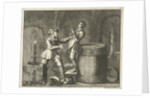 Joris Wippe in Dordrecht The Netherlands drowned in a barrel by Jan Luyken