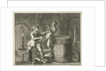 Joris Wippe in Dordrecht The Netherlands drowned in a barrel by Jan Luyken