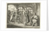 Jacques d'Auchy in prison in Leeuwarden say goodbye to his wife by Jan Luyken