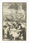 Seven grieving and lamenting Israel surround a stone by Joseph Athias
