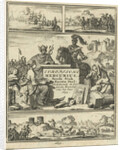 Mercury leaning against a stone by Timotheus ten Hoorn