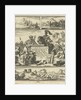 Mercury leaning against a stone by Timotheus ten Hoorn