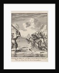 Count William II spills through the ice at Hoogwoud by Jan Luyken