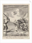 Count William II spills through the ice at Hoogwoud by Jan Luyken