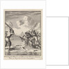 Count William II spills through the ice at Hoogwoud by Jan Luyken