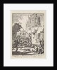 Wolfert van Borselen thrown out the window and killed in Delft The Netherlands by Jan Luyken