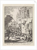 Wolfert van Borselen thrown out the window and killed in Delft The Netherlands by Jan Luyken