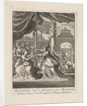 Assaulting wife of Masistes by Jan Luyken