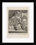 Assaulting wife of Masistes by Jan Luyken