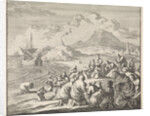 Paul prays at the beach of Tyrus by Jan Luyken