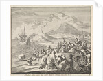 Paul prays at the beach of Tyrus by Jan Luyken