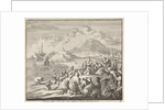 Paul prays at the beach of Tyrus by Jan Luyken