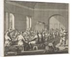 Saint Basil serves a meal to the poor by Jan Luyken