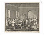 Saint Basil serves a meal to the poor by Jan Luyken