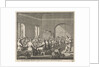 Saint Basil serves a meal to the poor by Jan Luyken
