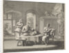 Saint Spiridon of Cyprus offers a salted pork by Jan Luyken