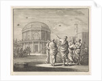 Saint Athanasius predicts the future using crows by Jan Luyken
