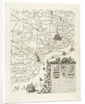 Map of Delfland (leaf right) The Netherlands by Floris Balthasar