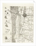 Map of Delfland (leaf center left) The Netherlands by Floris Balthasar