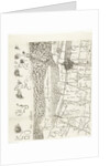 Map of Delfland (leaf center left) The Netherlands by Floris Balthasar