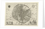 Map of Leuven Belgium by Symon Novelanus