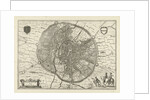 Map of Leuven Belgium by Symon Novelanus