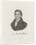 Portrait of Jan ten Brink by Johannes Immerzeel