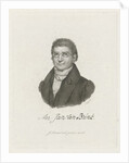 Portrait of Jan ten Brink by Johannes Immerzeel