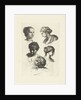 Five female head study by Gerard de Lairesse