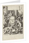 Coat of arms Geelvinck family surrounded by allegorical figures by Gerard de Lairesse