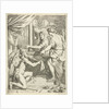 Time kneels for a hand worker at a loom by Gerard de Lairesse