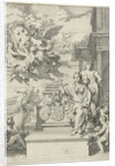 Allegory on the trading of the Medici and the coat of arms by Gerard de Lairesse