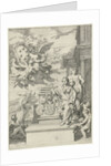 Allegory on the trading of the Medici and the coat of arms by Gerard de Lairesse