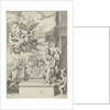 Allegory on the trading of the Medici and the coat of arms by Gerard de Lairesse