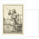 Pipe Smoking Man by Adolf van der Laan