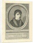 Portrait Laurens Jansz. Coster by Jan l' Admiral