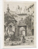 Entrance to the castle of Hollenfeltz by Martinus Antonius Kuytenbrouwer Jr