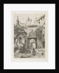 Entrance to the castle of Hollenfeltz by Martinus Antonius Kuytenbrouwer Jr
