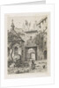 Entrance to the castle of Hollenfeltz by Martinus Antonius Kuytenbrouwer Jr