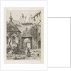 Entrance to the castle of Hollenfeltz by Martinus Antonius Kuytenbrouwer Jr