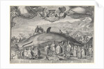 Stranded whale at Beverwijk by Jan Saenredam